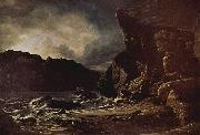 Francis Danby Liensfiord [possibly Lifjord, a part of Sognefjord china oil painting artist